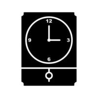 Large Clock Vector Icon