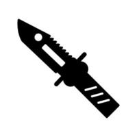 icono de vector de cuchillo