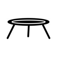 icono de vector de mesa