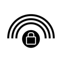 Protected Wifi Vector Icon