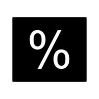 Percentage Vector Icon