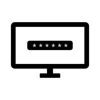 System Password Vector Icon