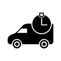 Time Based Delivery Vector Icon