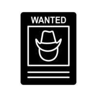 Wanted Poster Vector Icon