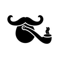 Pirate with Smoking Pipe Vector Icon