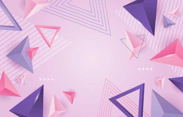 Gradient Triangular Background