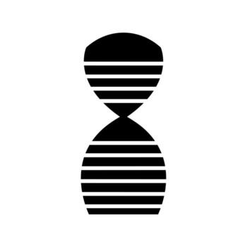 icono de vector de estructura de adn