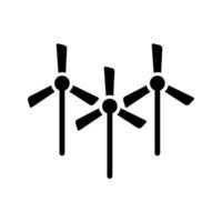 Multiple Windmills Vector Icon