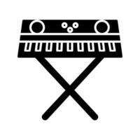 icono de vector de piano