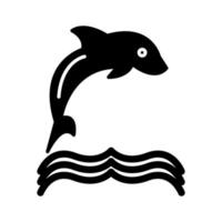 Dolphin Vector Icon