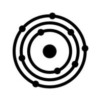 Atomic Structure Vector Icon