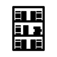 Book Shelf Vector Icon