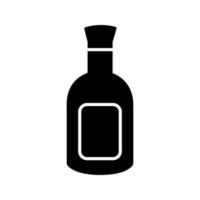 icono de vector de botella de bebida