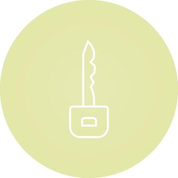 icono de vector clave