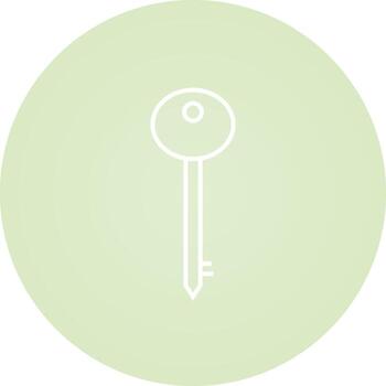 icono de vector clave