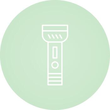 icono de vector de linterna