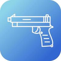 Pistol Vector Icon