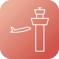 Air Control Tower Vector Icon