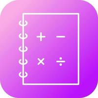 Mathematics Vector Icon