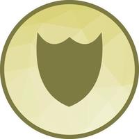 Shield II Low Poly Background Icon vector