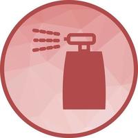 Spray bottle Low Poly Background Icon vector