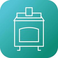 Coal Furnace Vector Icon