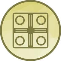 Board Game Low Poly Background Icon vector