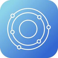 Atomic Structure Vector Icon