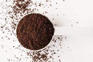 Ground Coffee on a Teaspoon photo