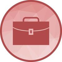 Briefcase Low Poly Background Icon vector