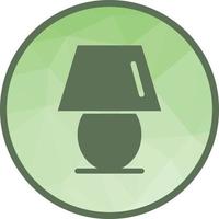 Table Lamp Low Poly Background Icon vector