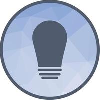 Electric Bulb Low Poly Background Icon vector