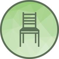 Chair I Low Poly Background Icon vector