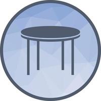 Conference Table Low Poly Background Icon vector