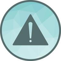 Warning Low Poly Background Icon vector