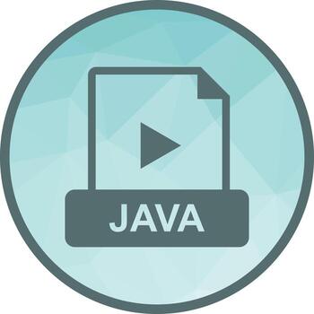JAVA Low Poly Background Icon vector