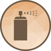 Spray Low Poly Background Icon vector