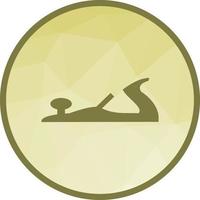Plane Low Poly Background Icon vector