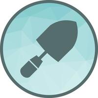 Trowel Low Poly Background Icon vector