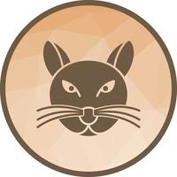 Cat Face Low Poly Background Icon vector