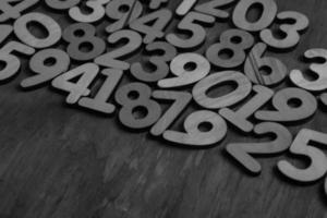 Background of numbers. from zero to nine. Numbers texture. Finance data concept. Mathematic. Seamless pattern with numbers. financial crisis concept. Business success. photo