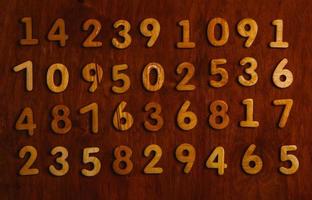 Background of numbers. from zero to nine. Numbers texture. Finance data concept. Mathematic. Seamless pattern with numbers. financial crisis concept. Business success. photo