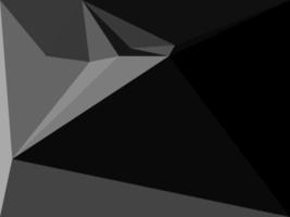 Black and white polygonal pattern Abstract geometric background Triangular mosaic, perfect for, mobile, app, advertisement, social media photo