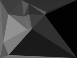 mosaico triangular de fondo geométrico abstracto de patrón poligonal blanco y negro, perfecto para, móvil, aplicación, publicidad, redes sociales foto