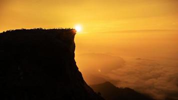 View of Phu Chee Fah   mountain at Chiang Rai, Thailand photo