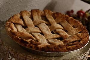 crisp apple pie photo