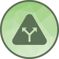 Y - Intersection Low Poly Background Icon vector