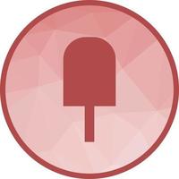 Ice Lolly Low Poly Background Icon vector