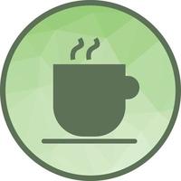 Coffee Cups Low Poly Background Icon vector