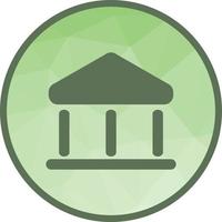 Local Banks Low Poly Background Icon vector